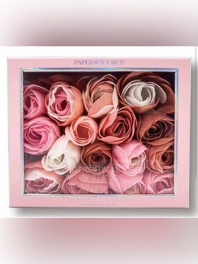 Paper Source Pink Rose Soap Set